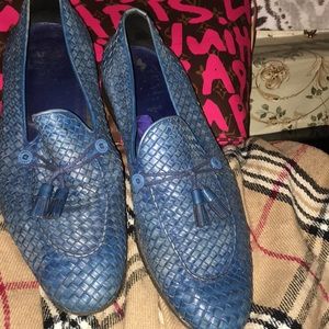 Barrett man waved leather shoes